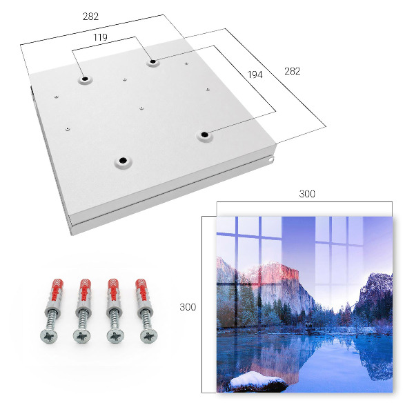 Key cabinet for wall The magic of the country