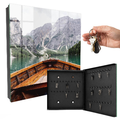 Key storage box Mountain lake