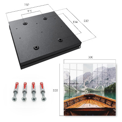 Key storage box Mountain lake