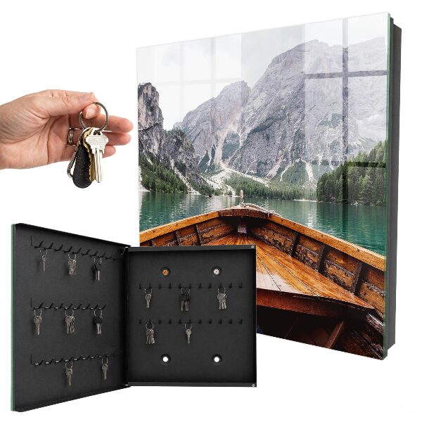 Key storage box Mountain lake