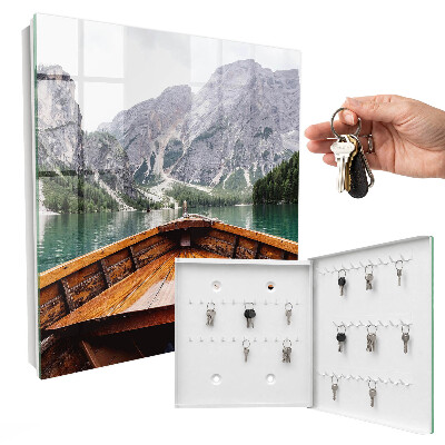 Key storage box Mountain lake
