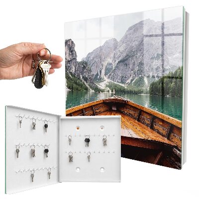 Key storage box Mountain lake
