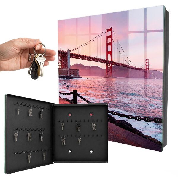 Key cabinet for wall City Bridge