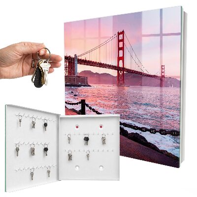Key cabinet for wall City Bridge