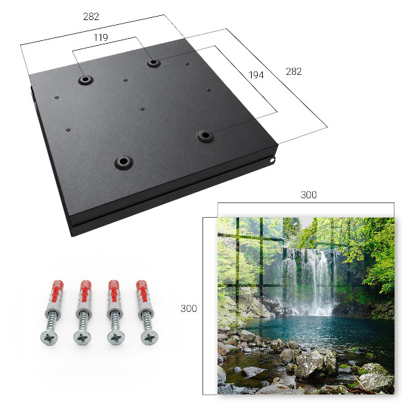 Key box Natural waterfall