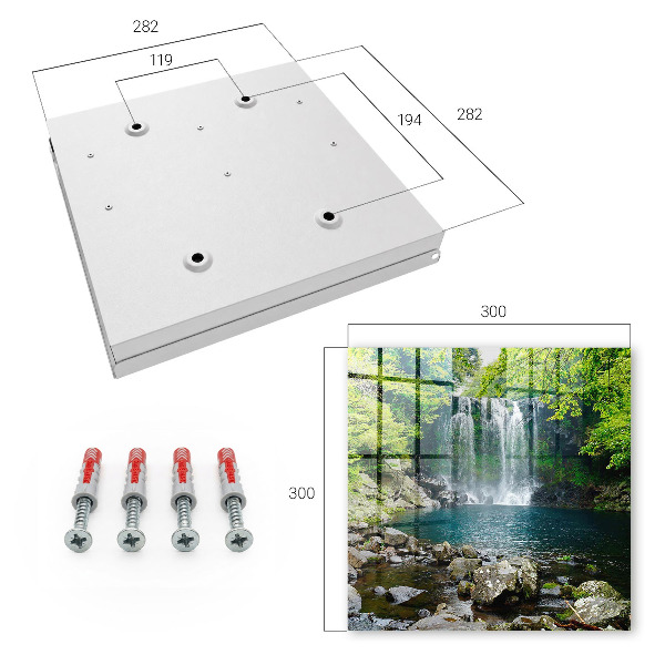 Key box Natural waterfall