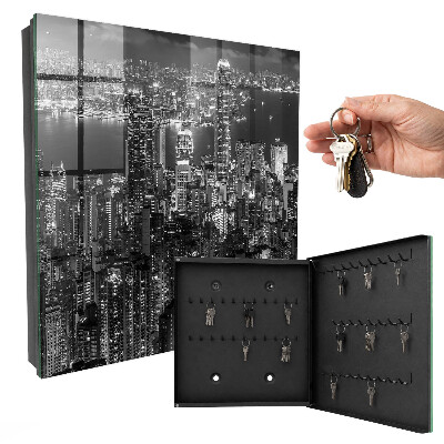 Key cabinet for wall City Night