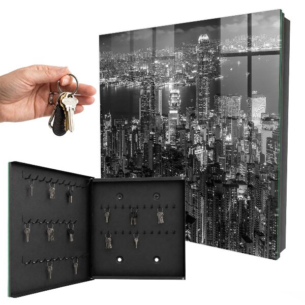 Key cabinet for wall City Night