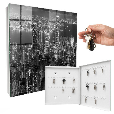 Key cabinet for wall City Night