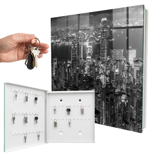 Key cabinet for wall City Night