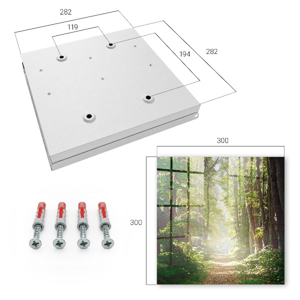 Key box Forest landscape