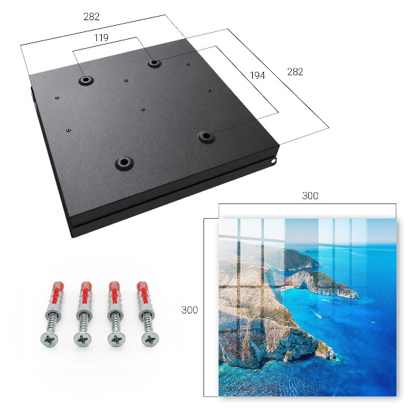 Key cabinet for wall French Riviera