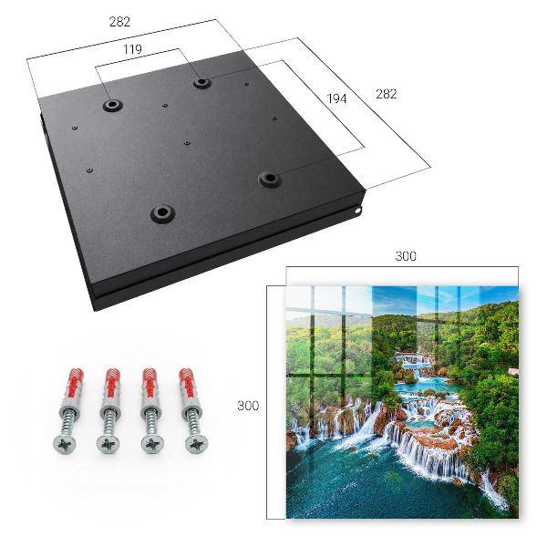 Key box Natural waterfalls