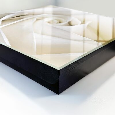 Key cabinet for wall White rose