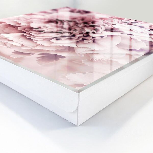 Key cabinet for wall Pink flower