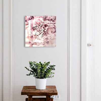 Key cabinet for wall Pink flower