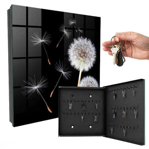 Key storage box Delicate dandelions