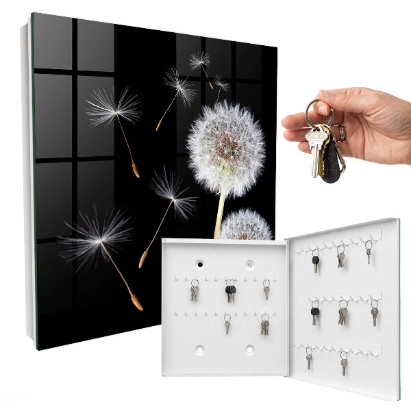 Key storage box Delicate dandelions
