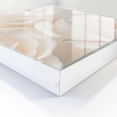 Key cabinet for wall Cream roses