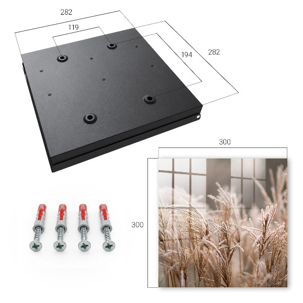Key storage box Frosty grass
