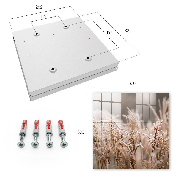 Key storage box Frosty grass