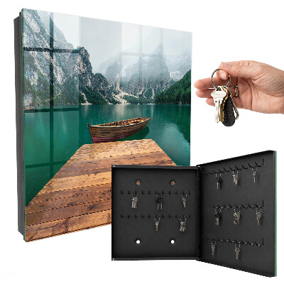 Key storage box Mountain lake