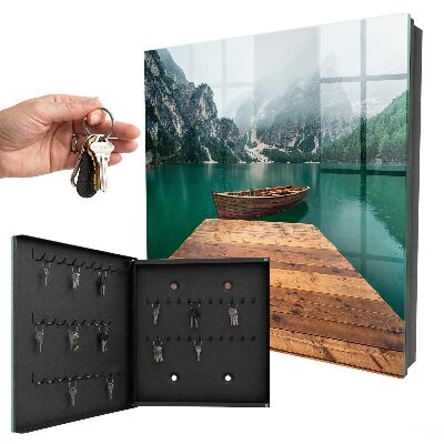 Key storage box Mountain lake