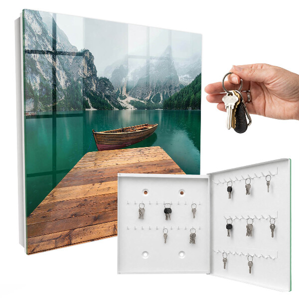 Key storage box Mountain lake