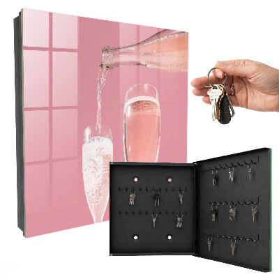 Key storage box Champagne glasses