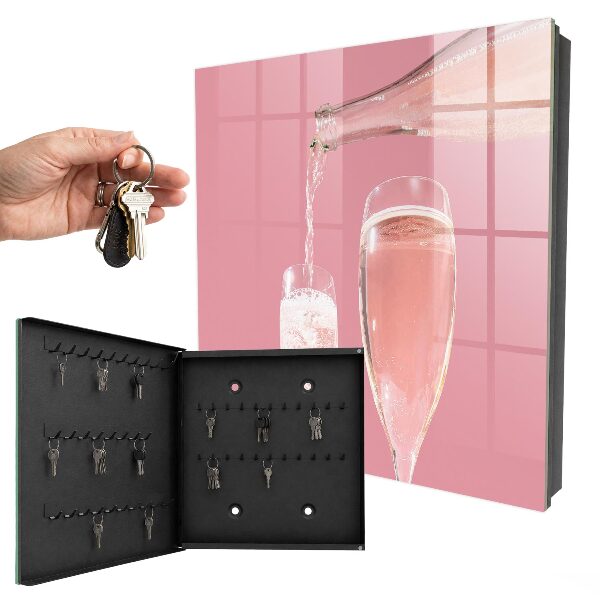Key storage box Champagne glasses