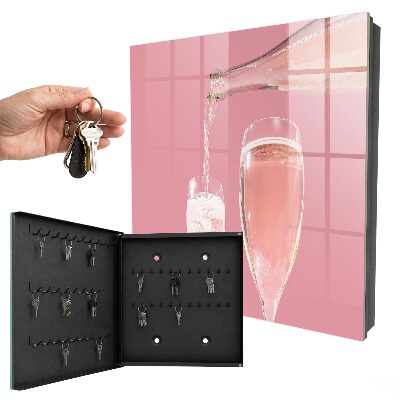 Key storage box Champagne glasses