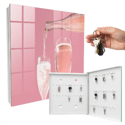 Key storage box Champagne glasses
