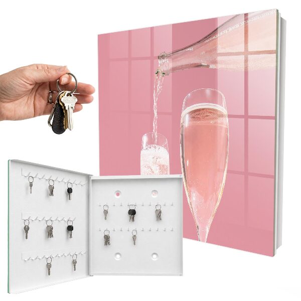Key storage box Champagne glasses