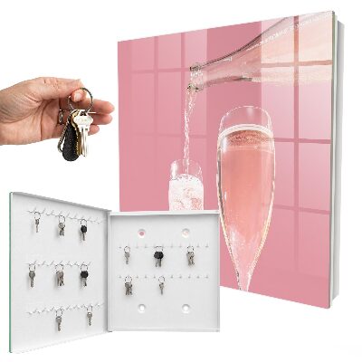 Key storage box Champagne glasses
