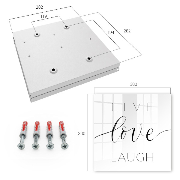Key storage box Motivational quotes