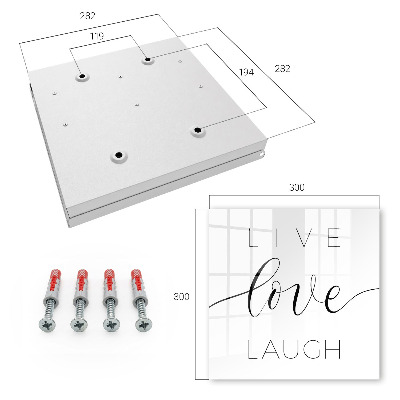 Key storage box Motivational quotes