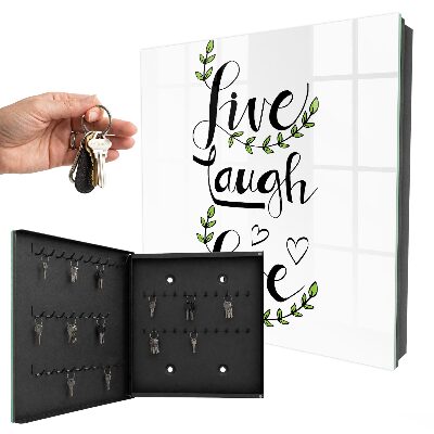 Key cabinet for wall Positive typography