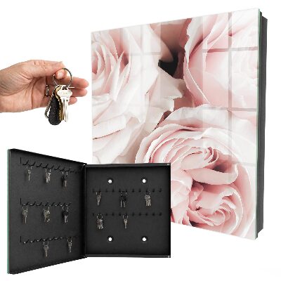 Key box Pastel roses