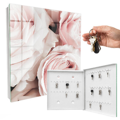 Key box Pastel roses