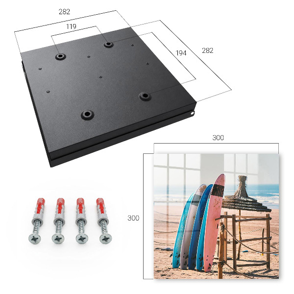 Key storage box Beach surfboards