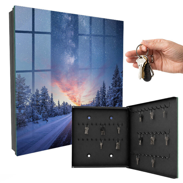 Key box Stars above the road