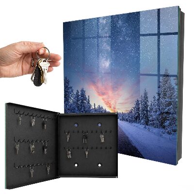 Key box Stars above the road