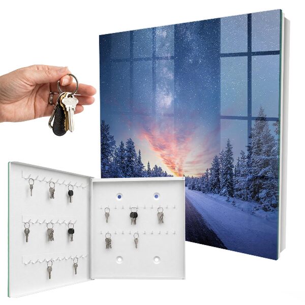 Key box Stars above the road