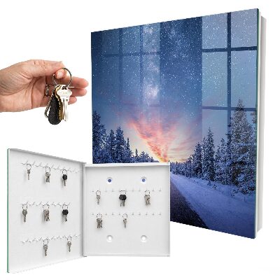 Key box Stars above the road
