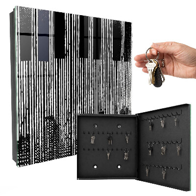 Key storage box Geometric lines