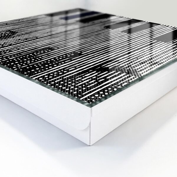 Key storage box Geometric lines