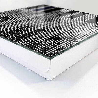 Key storage box Geometric lines
