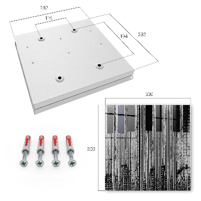 Key storage box Geometric lines