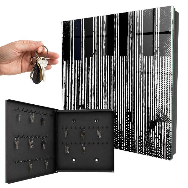 Key storage box Geometric lines