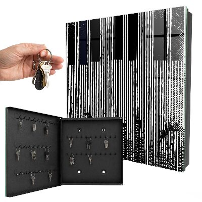 Key storage box Geometric lines